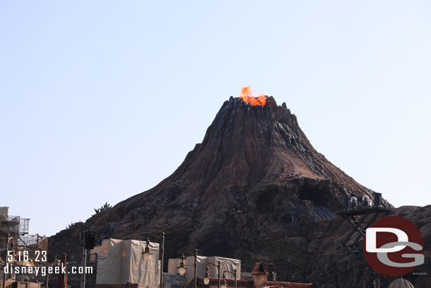 Mt Prometheus Erupting