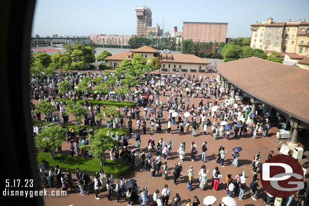 DisneySea entry lines this morning.