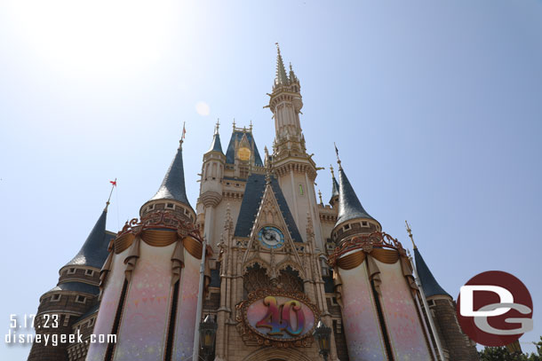 Looking back at Cinderella Castle