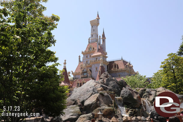 As we moved toward the theatre a look at the Beast's Castle