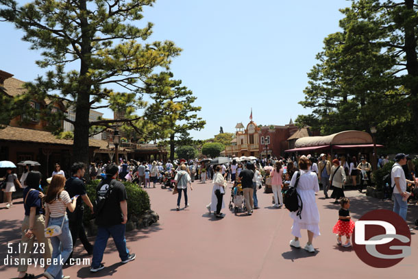 Passing through Frontierland