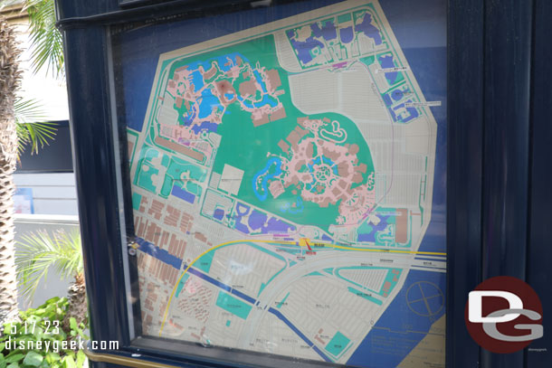 A closer look at Tokyo Disney Resort area.