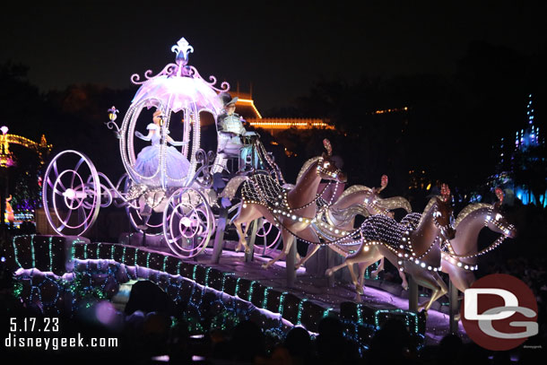 Cinderella in her coach