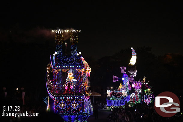 The it's a small world finale is led by Donald Duck