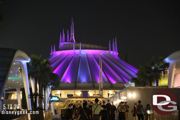 Looking toward Tomorrowland