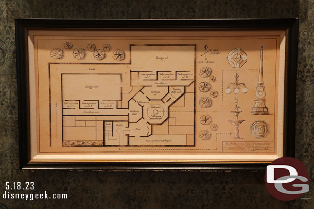 A map of the museum