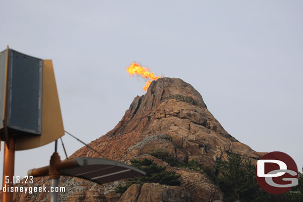 Mt. Prometheus erupting