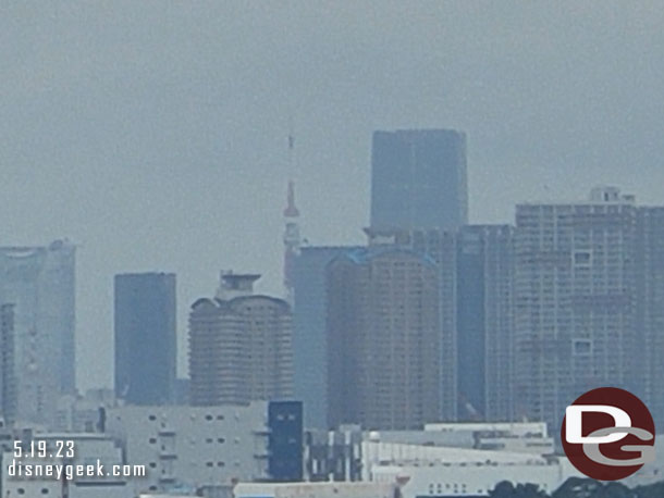 Tokyo Tower in the distance.