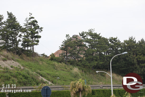 Mt. Prometheus through the trees