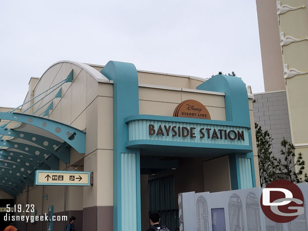 10:03am - Arrived at Bayside Station.