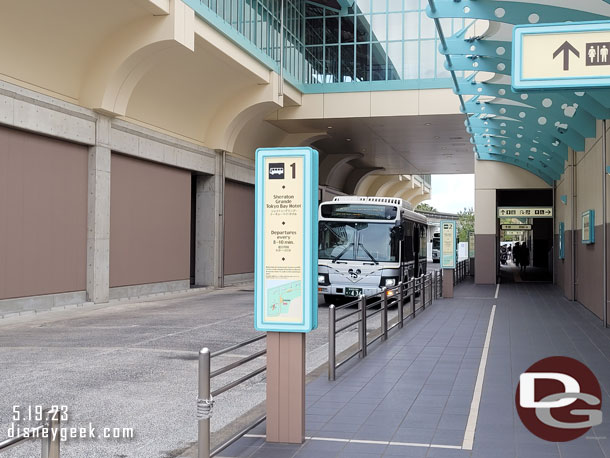 The Resort Cruiser Shuttle stops