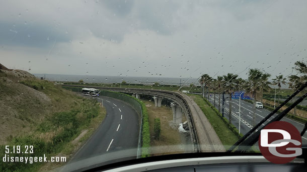 Turning near Tokyo Bay