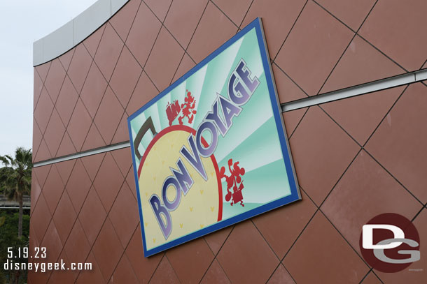 Stopped by Bon Voyage which was nice and calm on a Friday morning.