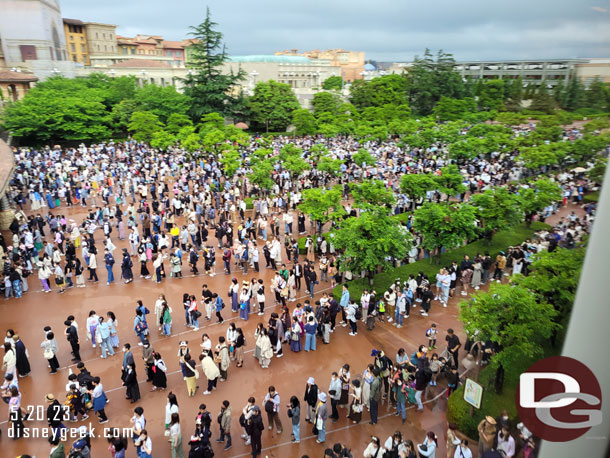 The other side of the DisneySea entrance