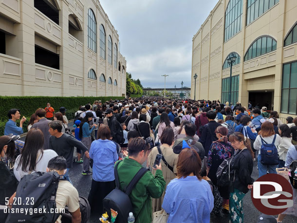 8:38am - Found the end of the line.  Now we see how long to reach the park.