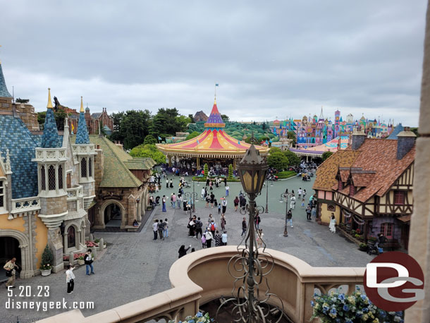 My main reason for visiting.. the views of Fantasyland.