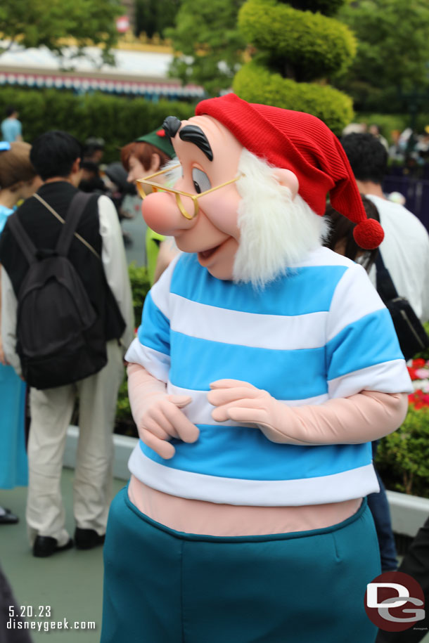 Mr Smee roaming around.