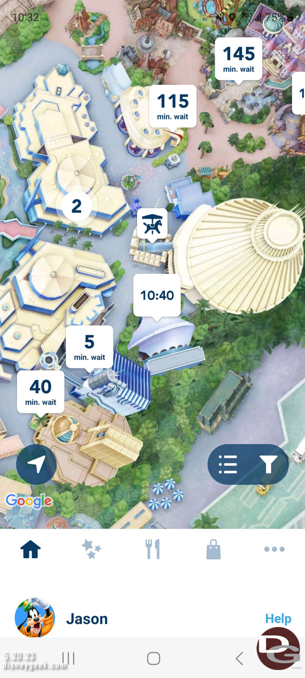 10:32am - Checking the waits while waiting.