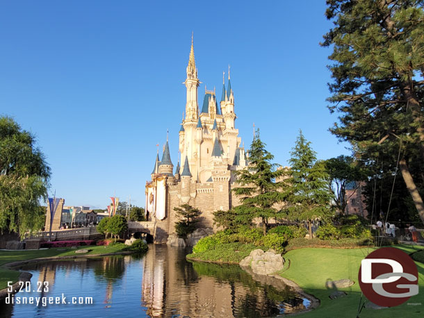 Cinderella Castle this evening