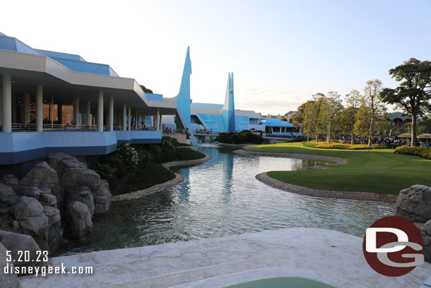 Tomorrowland Entrance from the Central Plaza