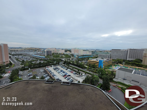 A cloudy final morning in Tokyo.