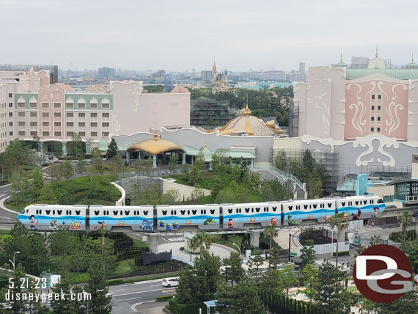 It has been a great 10 days of waking up and seeing Monorails glide by and Cinderella Castle in the distance.