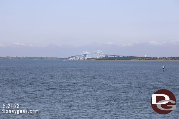 Looking out across Tokyo Bay this morning.