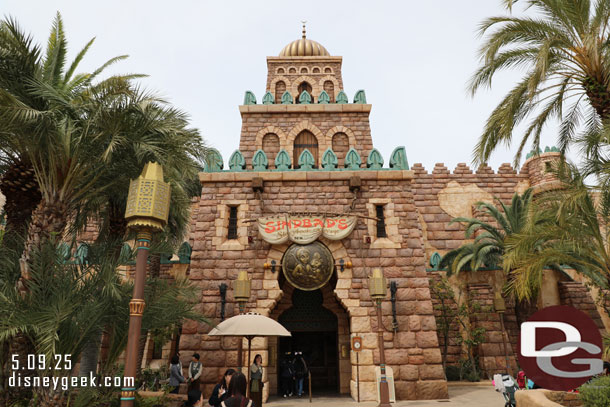 No wait for Sinbad but the group was getting hungry so we carried on.
