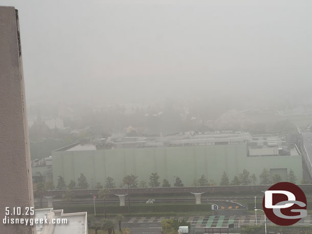 As the morning went on it looked worse outside.