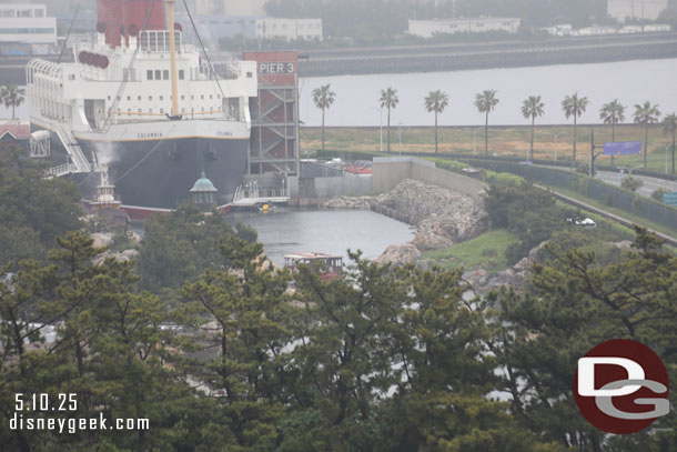 A transit steamer cruising along.