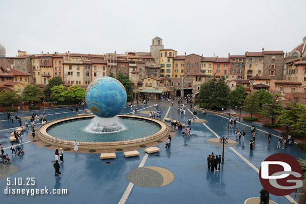 Took a few moments to look at Tokyo DisneySea from the Resort Line station overlook.