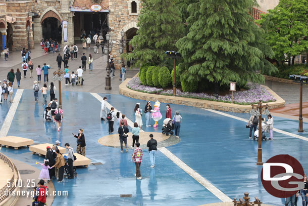 Some characters were out meeting guests