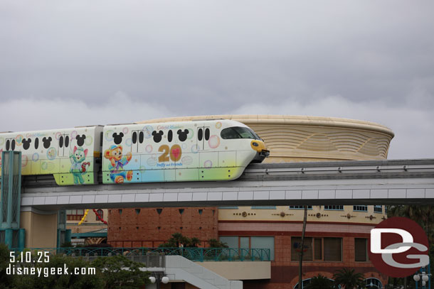 The Duffy liner seemed to be traveling by every time I walked by.