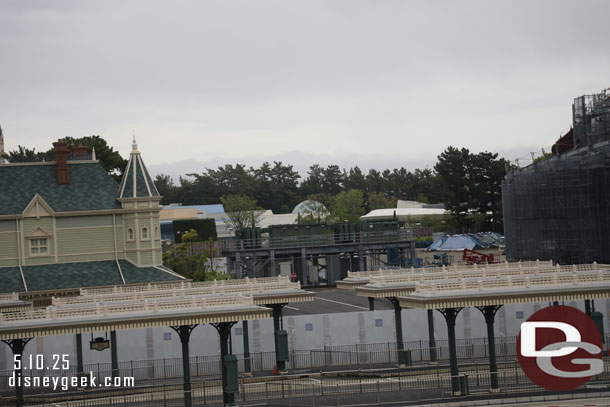 The old Space Mountain was in this space on the other side of the electrical equipment.