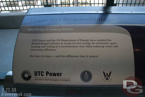 They have their own power plant for the library.