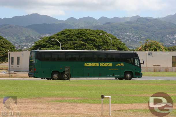 Speaking of the bus, now they use charter buses to take you out to Ford Island (last time they used a trolley looking bus).