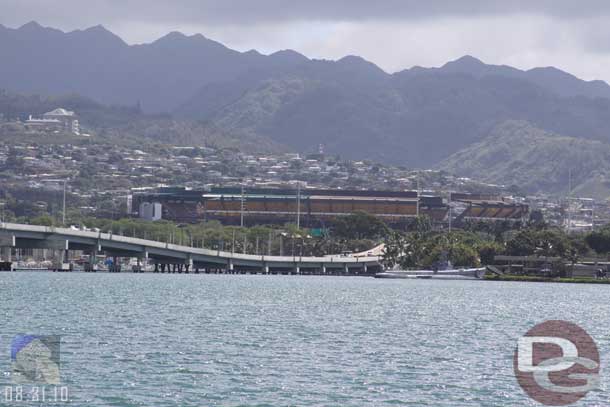 Back to the inland side.  Aloha Stadium where I will be in a couple days to watch USC vs Hawaii.