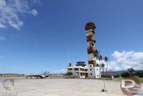 Outside there is an F-14 and the old control tower to look at.