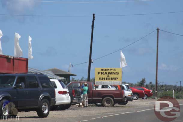 Quite a few roadside food locations.