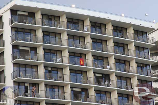 Some fans even hung banners on their hotel balconies.
