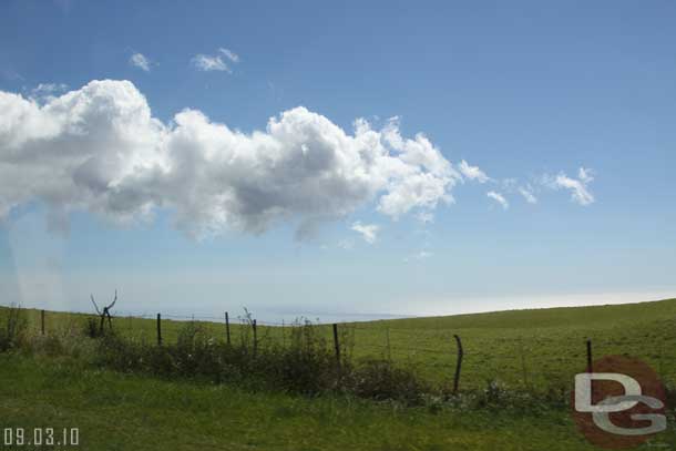 Back on the road again.  Heading to Waimea for dinner