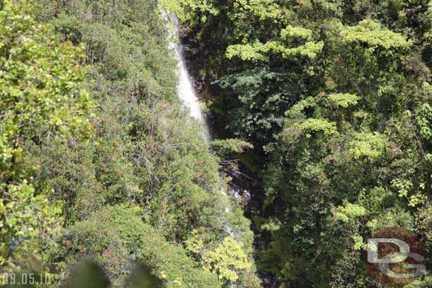 First up along the trail is Kahuna Falls.  Not very easy to get a good picture so we moved on quickly.