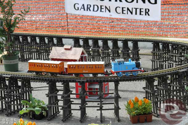 FYI this garden train set was right next to the Disney cars.