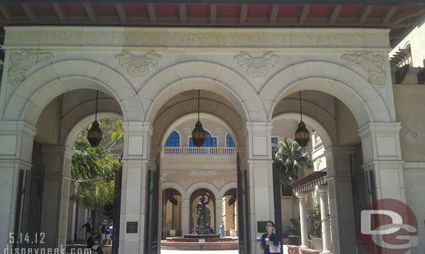 If you have never visited, here is the main entrance to the USC School of Cinematic Arts complex.