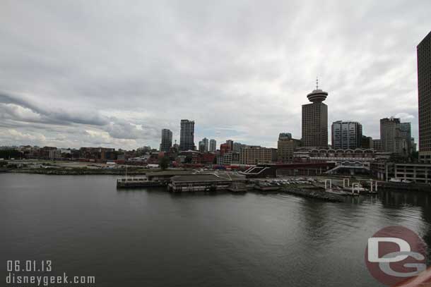 The view from the balcony of Vancouver.