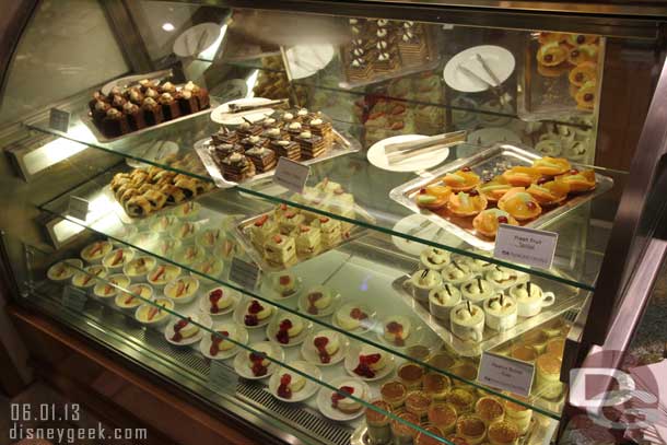 A look at some of the desserts and other goodies at the International Cafe