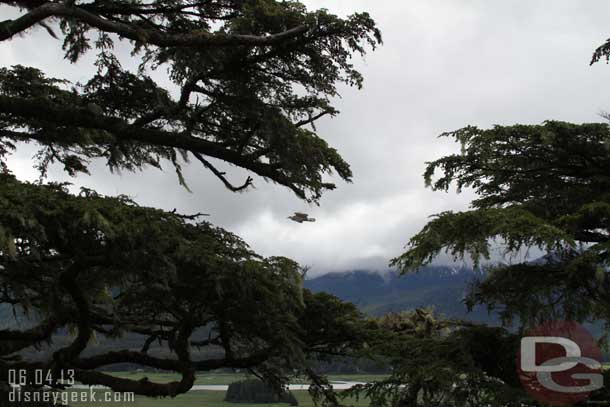 An eagle took off from a tree nearby.. managed to snap this quick picture..