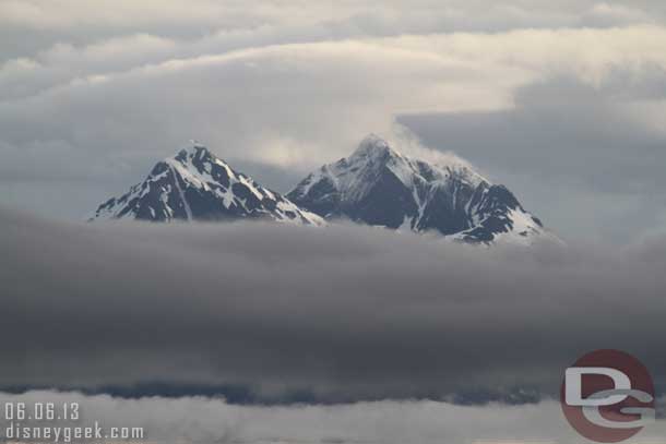 Really liked how the clouds framed these mountains.