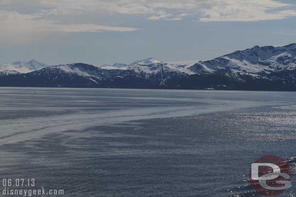 Here you can see the zig zag path we took to get around boats/nets/etc..  