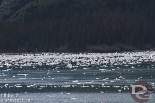 We moved through a lot of ice.